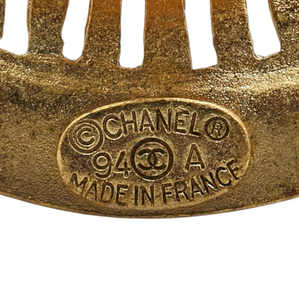 Earrings Gold-Tone Metal