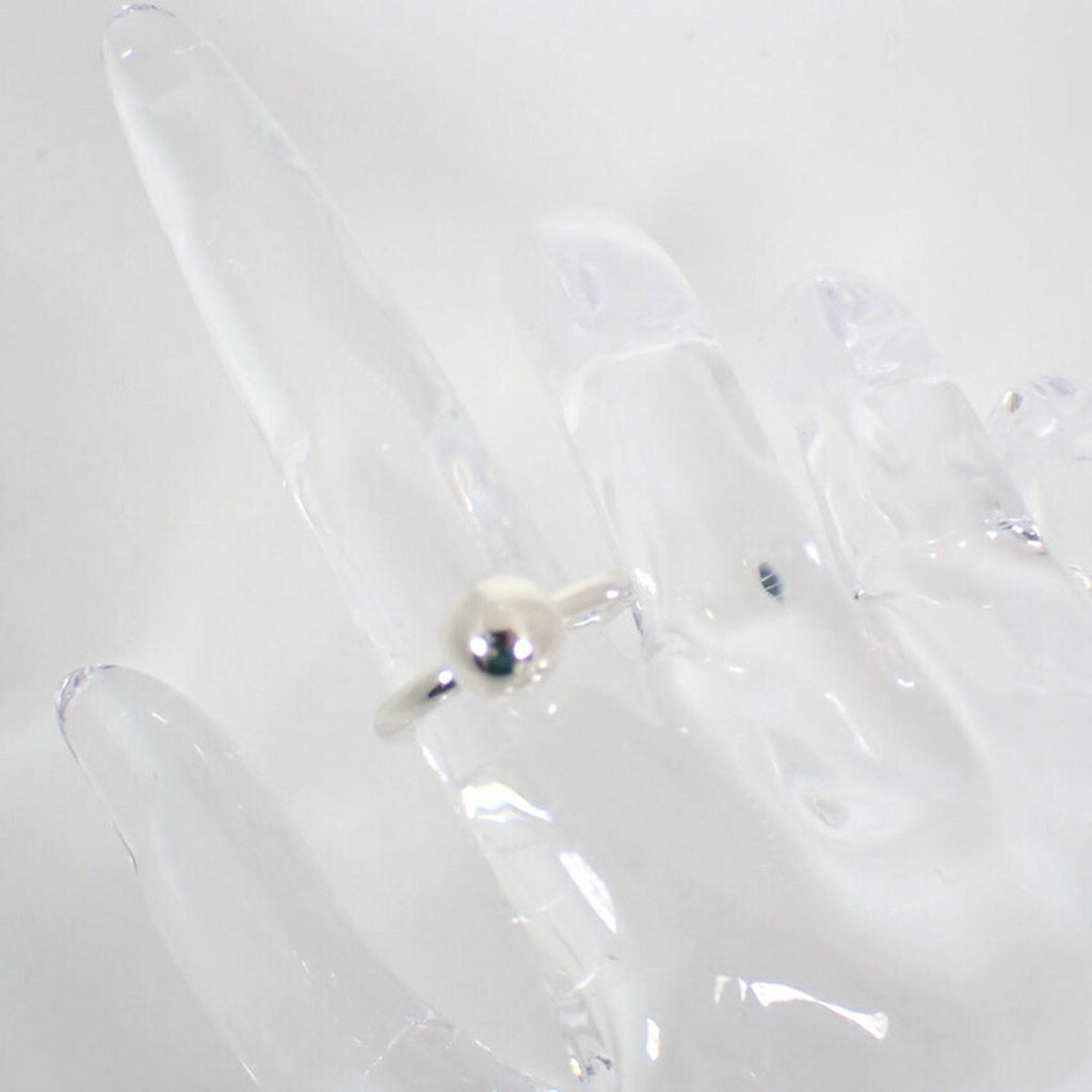 Ball Dangle Ring Sterling Silver