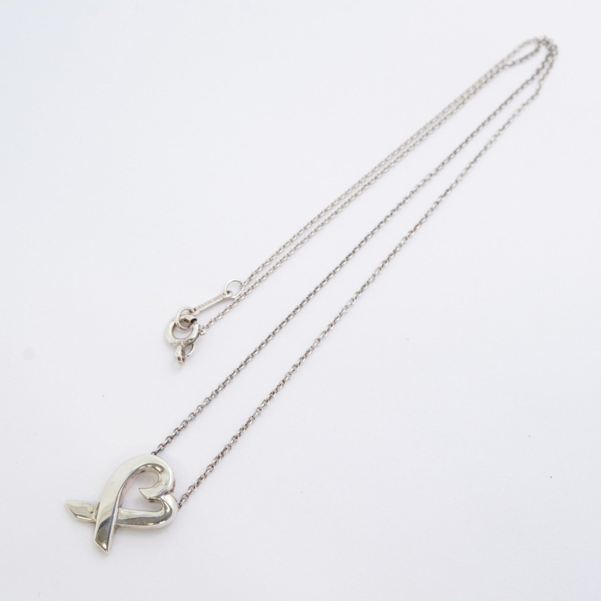 Loving Heart Pendant Necklace Sterling Silver