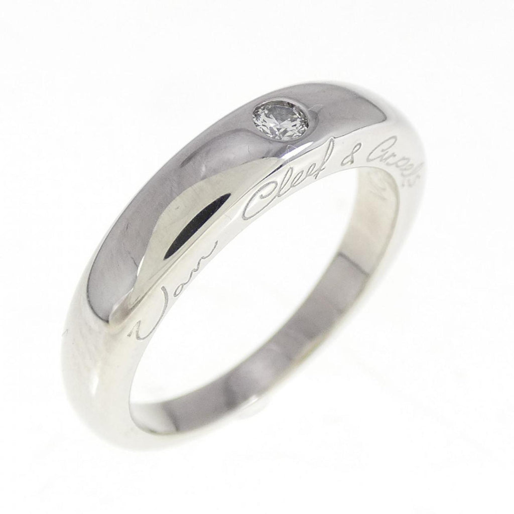 Band Ring Platinum with Diamond