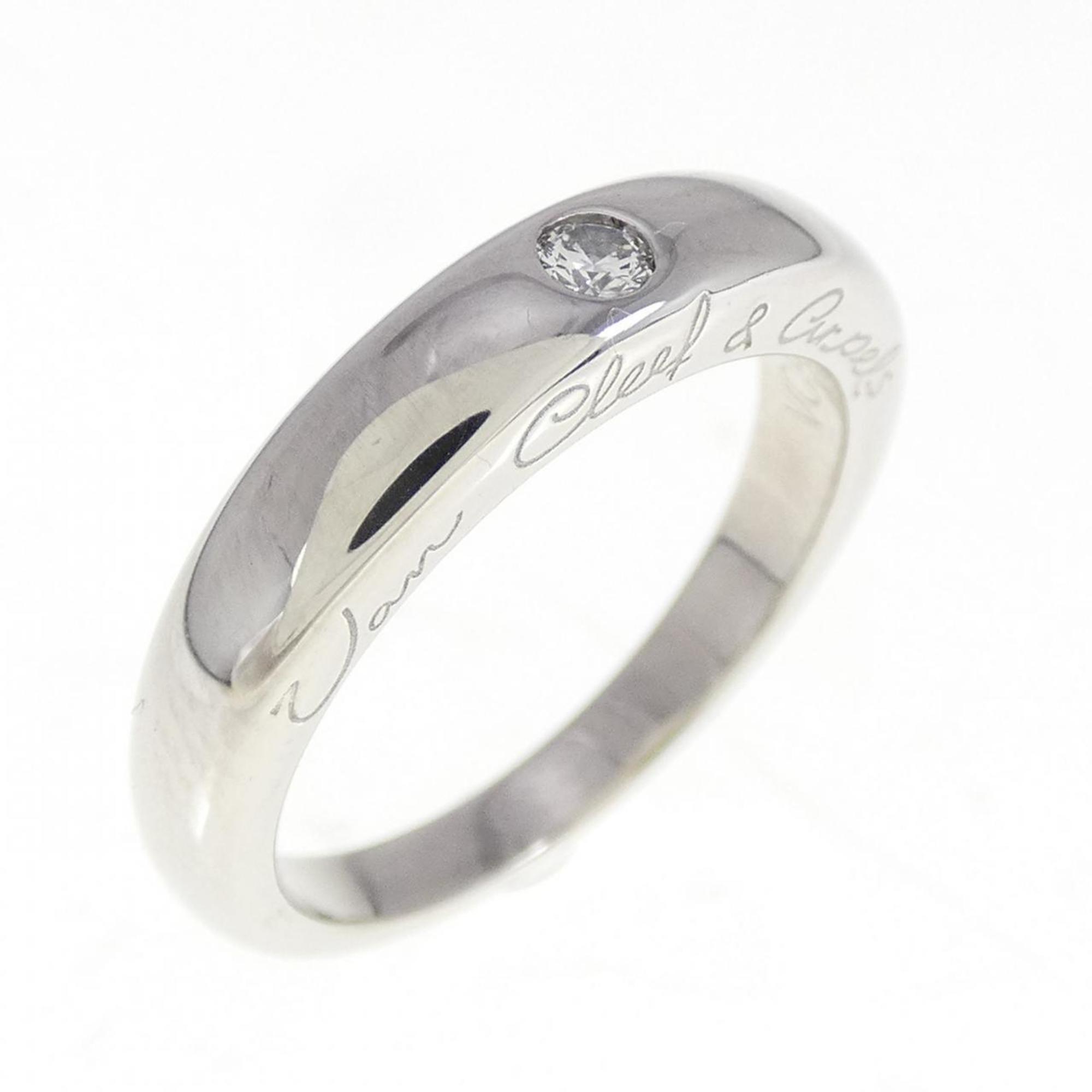 Band Ring Platinum with Diamond
