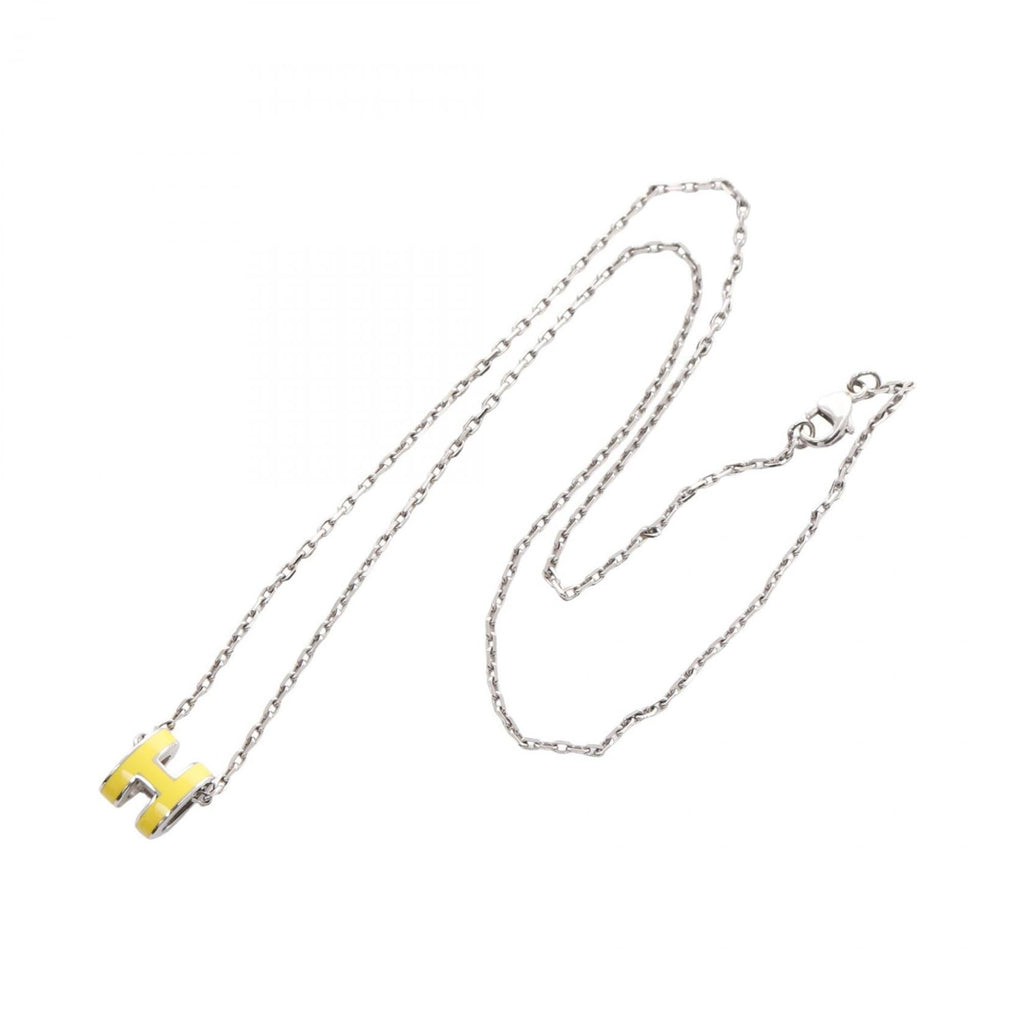 Pop H Pendant Necklace Sterling Silver