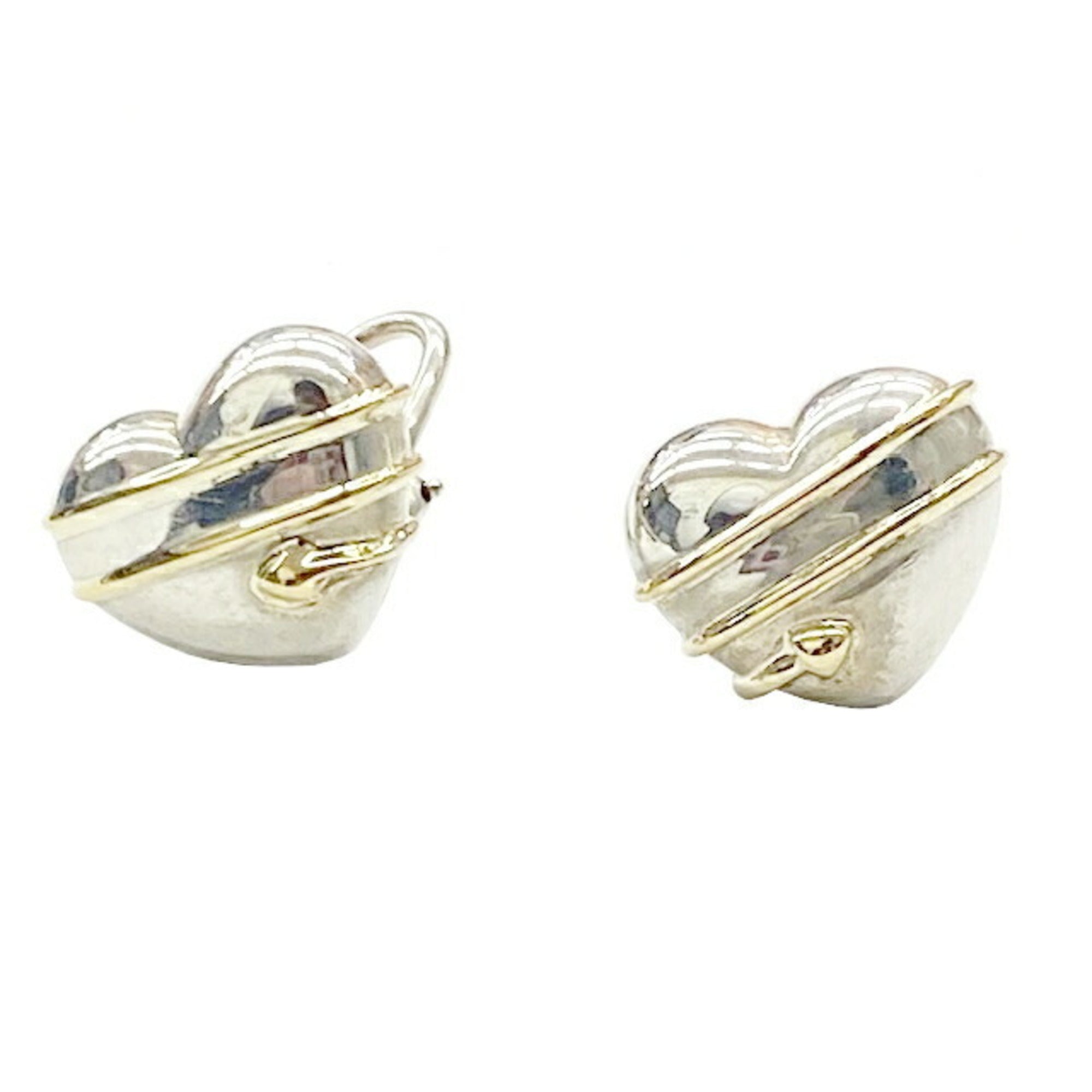 Earrings Sterling Silver and 18K Yellow Gold