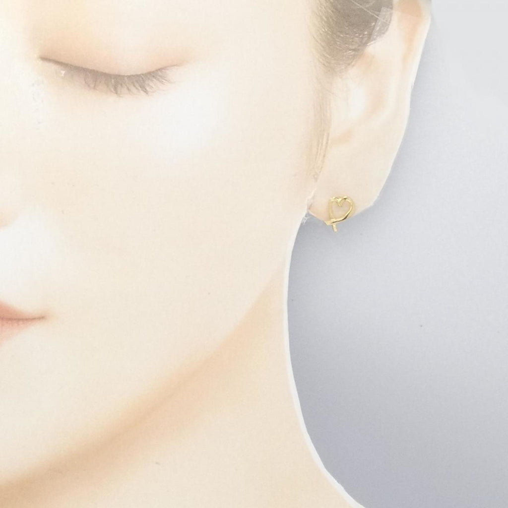 Loving Heart Earrings 18K Yellow Gold 18K Yellow Gold