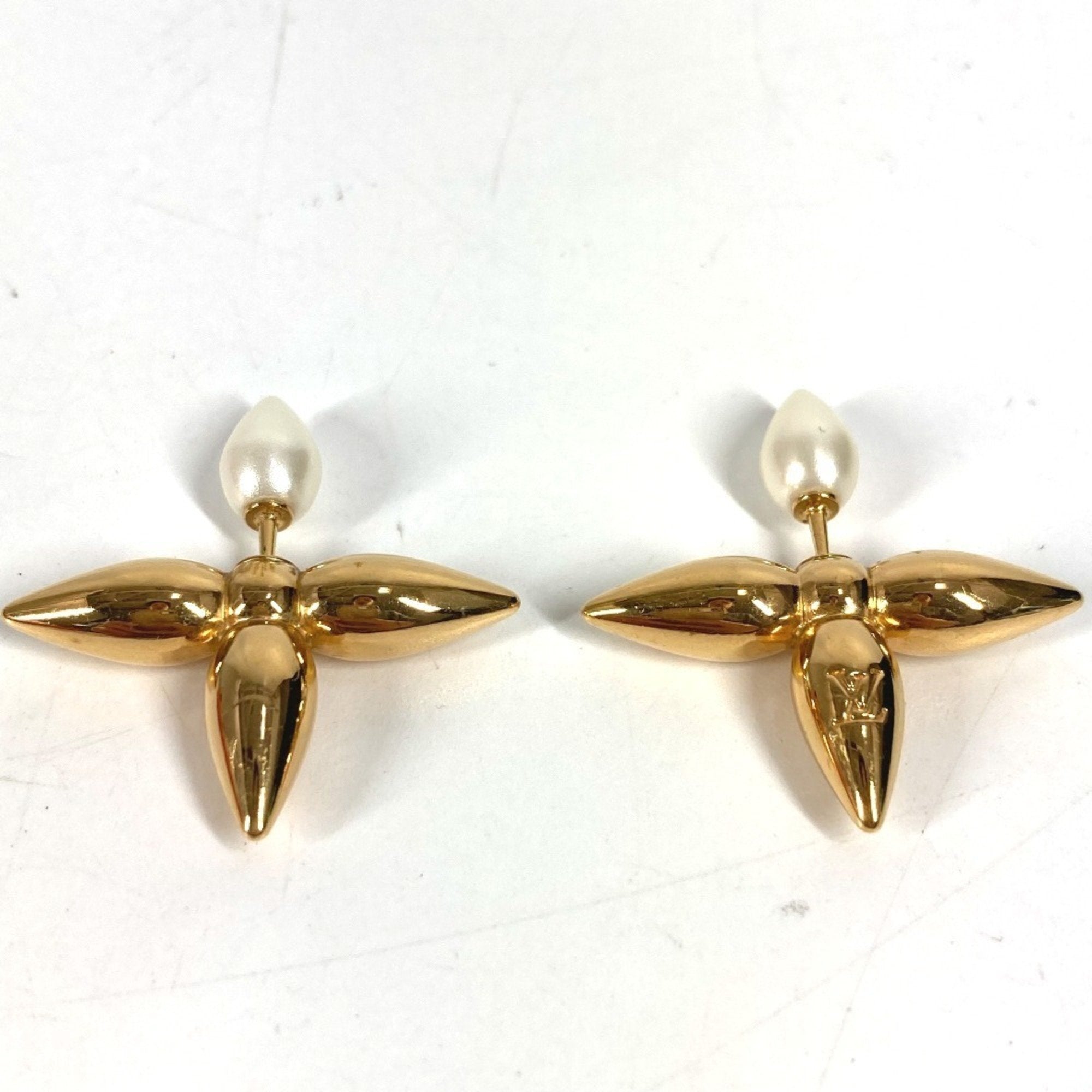 Earrings Gold-Tone Metal