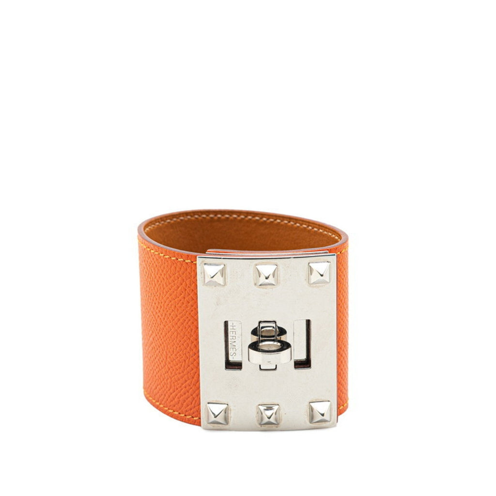 Bangle Epsom Leather and Swift Leather Bracelet