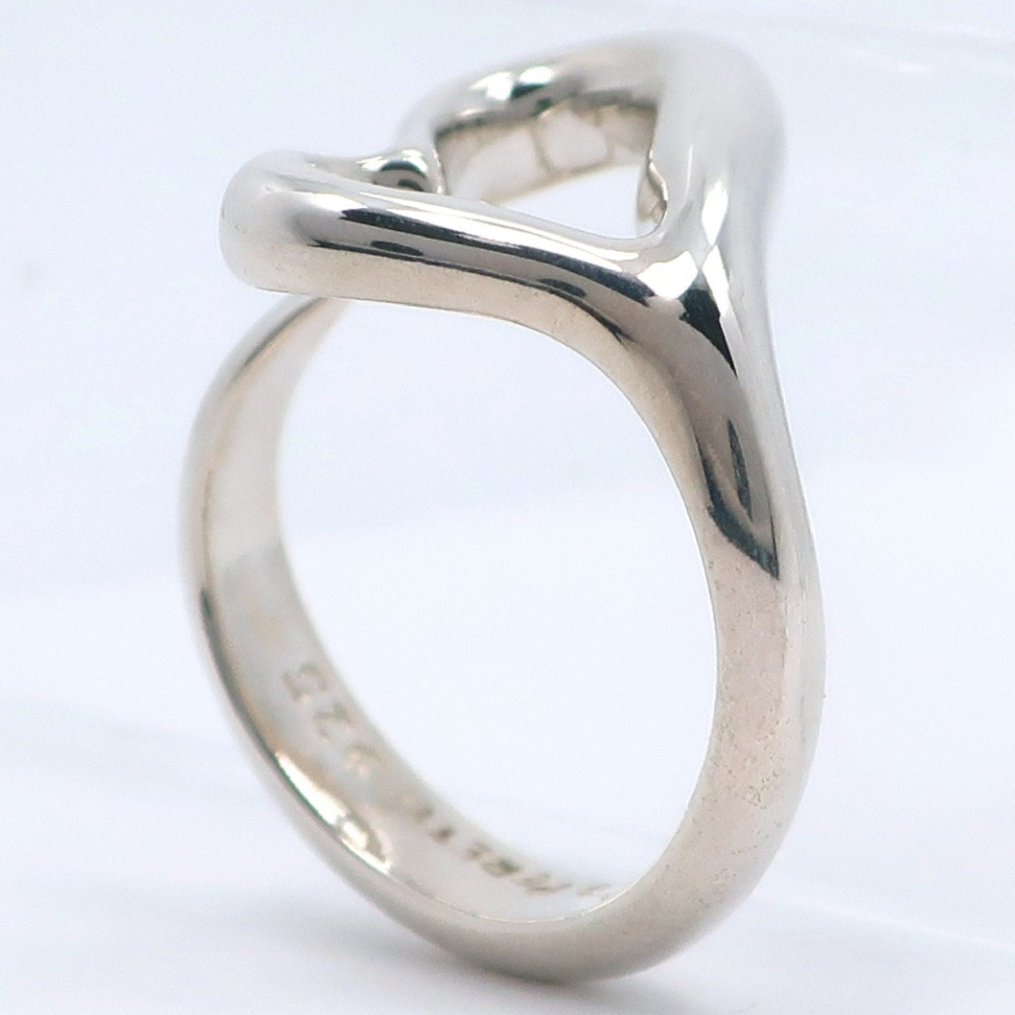 Open Heart Ring Sterling Silver