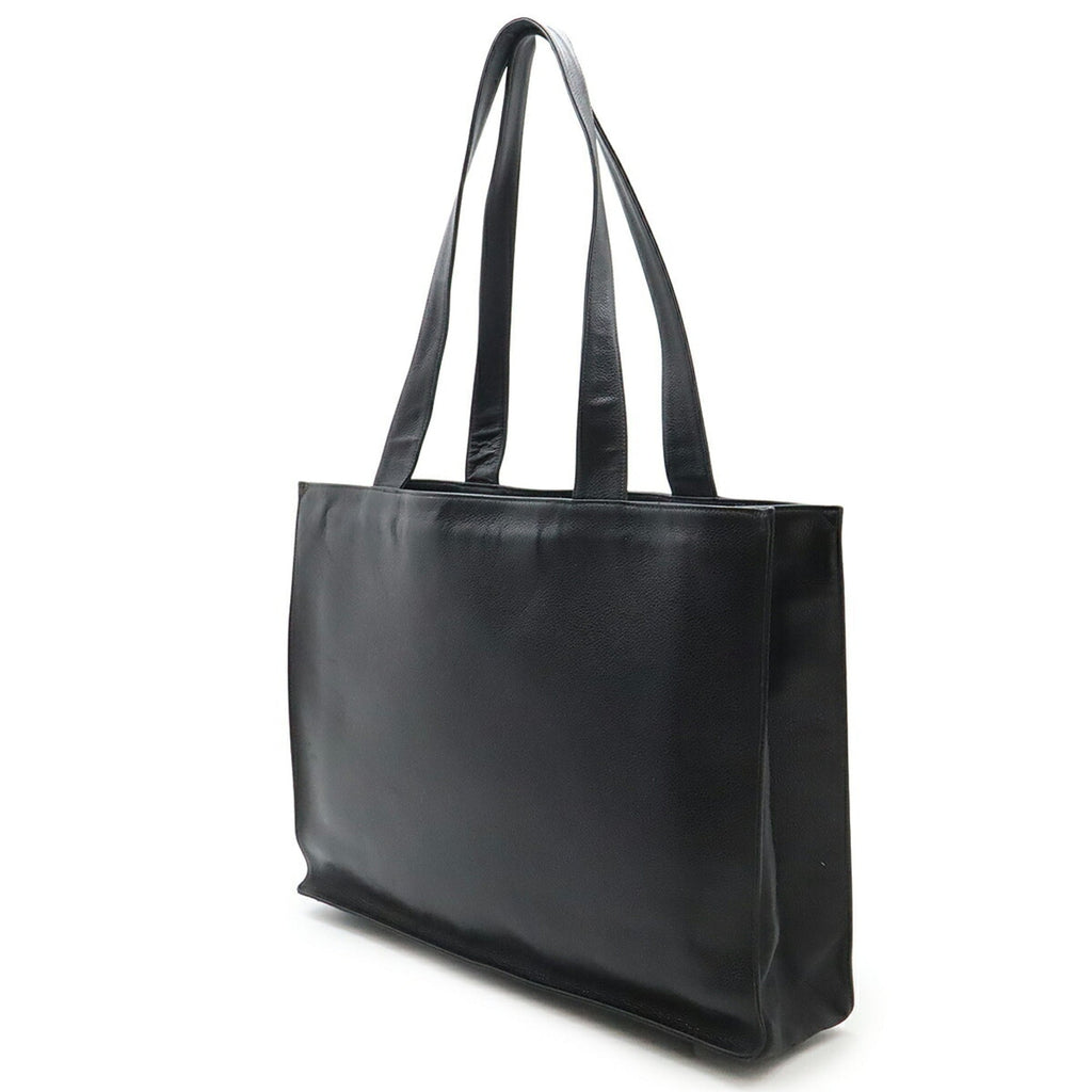 Vintage Timeless Shopping Tote Caviar