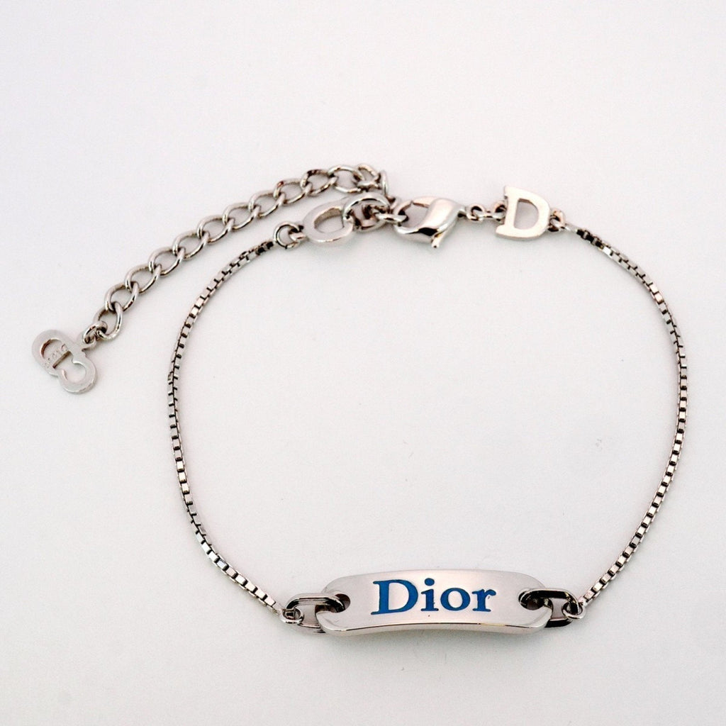 Bracelet Metal Blue Silver