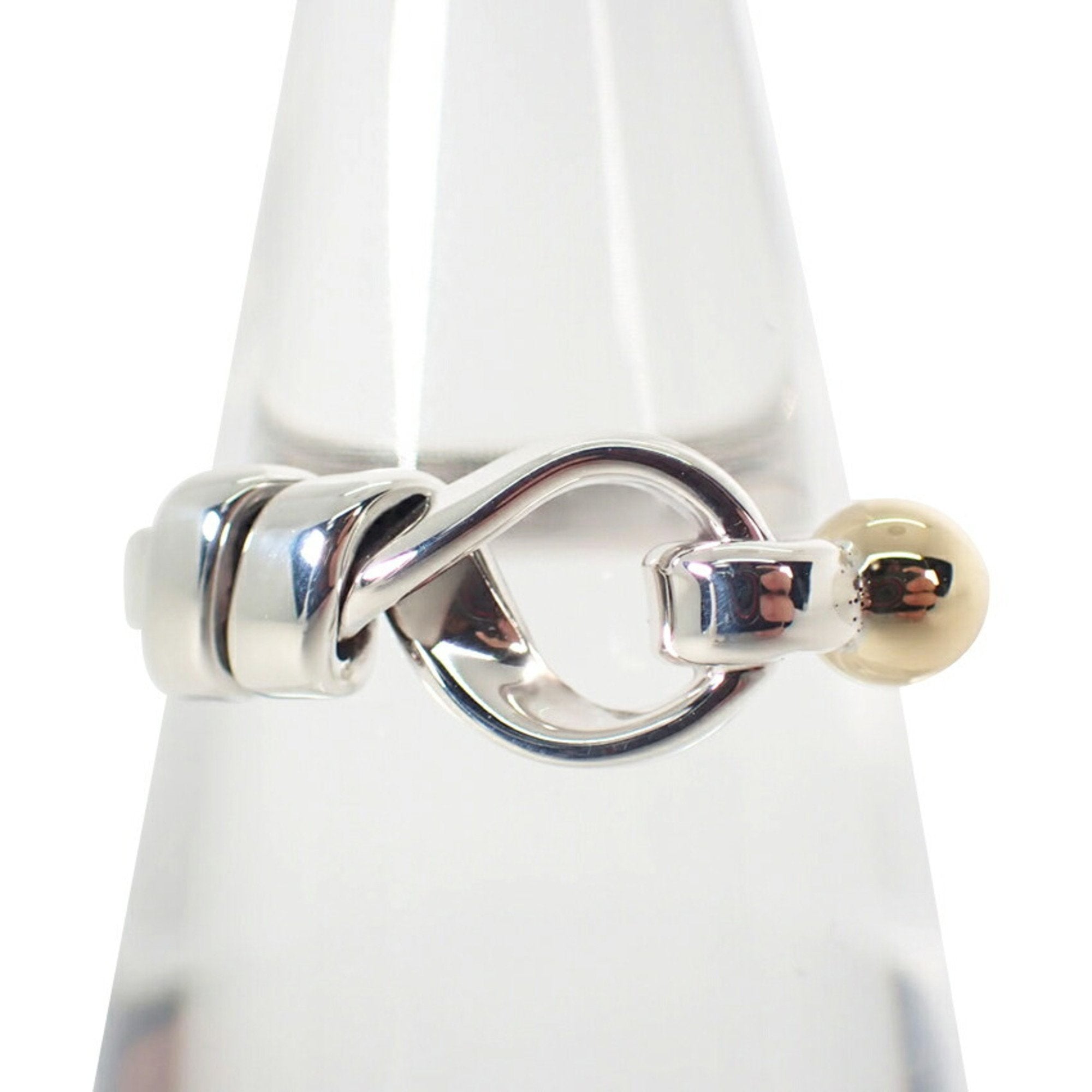 Band Ring Sterling Silver and 18K Yellow Gold
