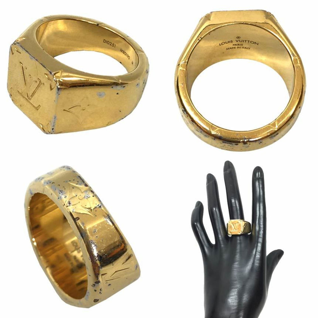 Signet Ring Metal Gold
