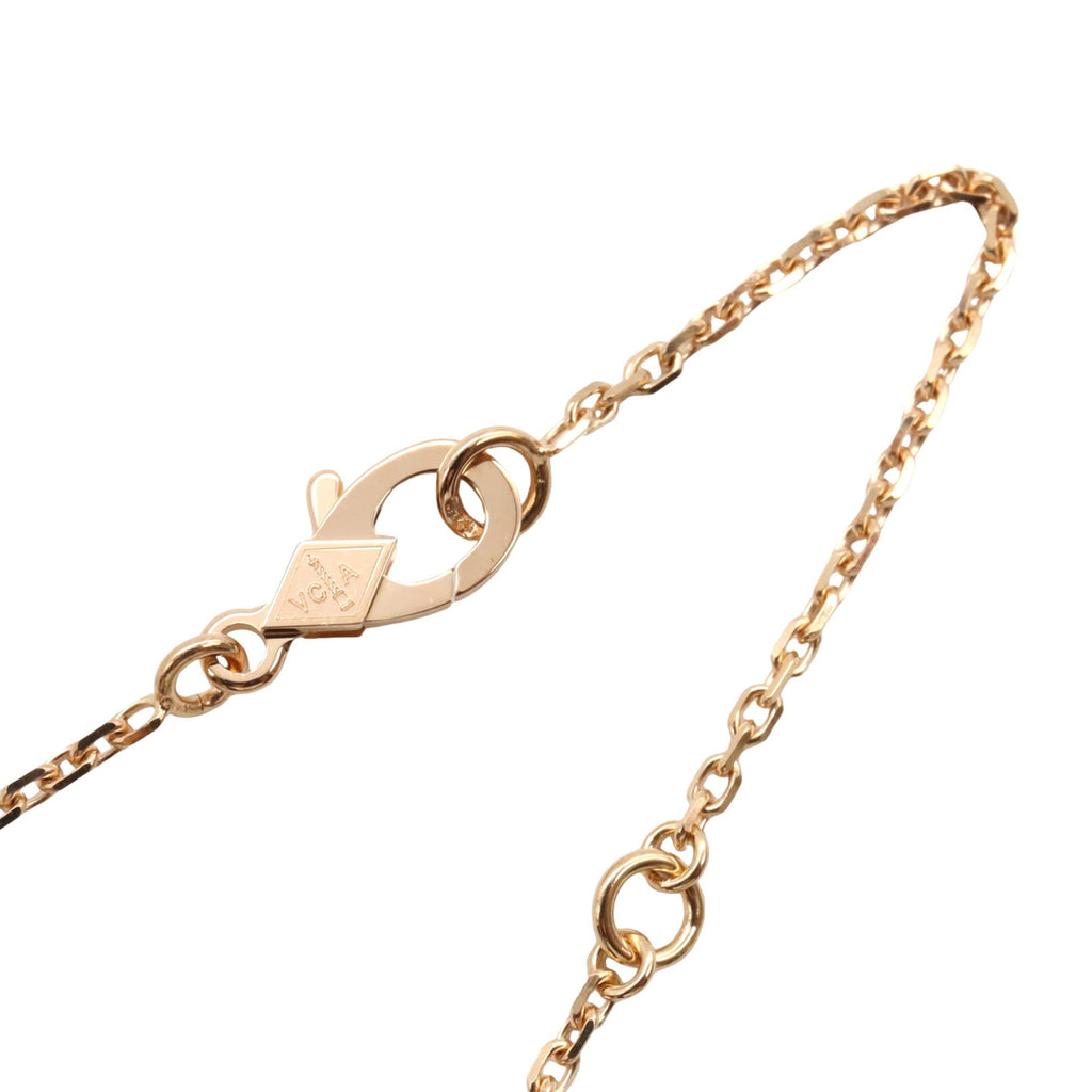 Vintage Alhambra Pendant Necklace 18K Rose Gold