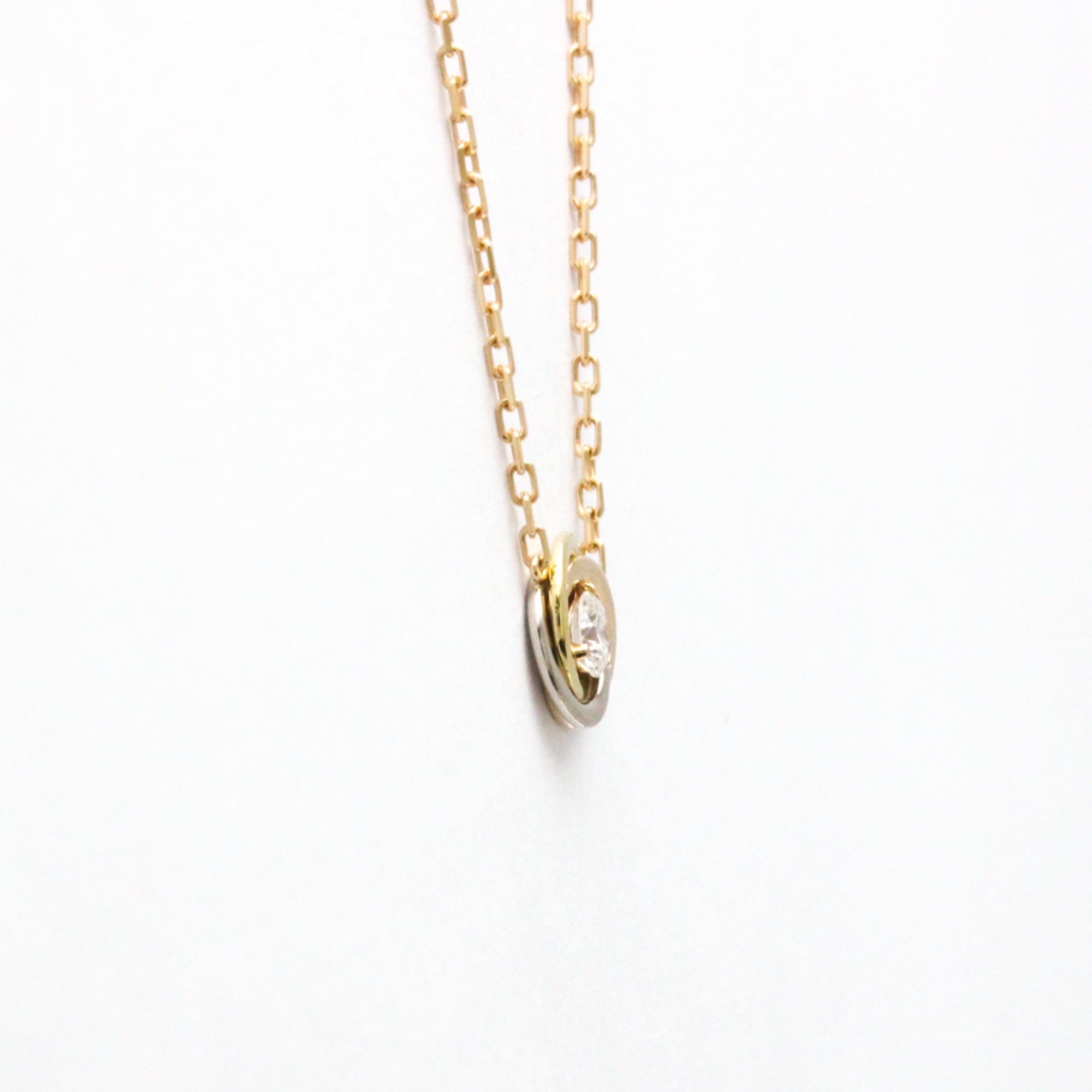 Trinity Pendant Necklace 18K Tricolor Gold