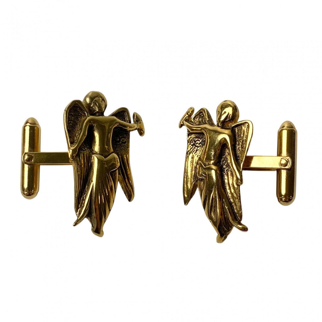 Vintage Angel Cufflinks Metal Bracelet