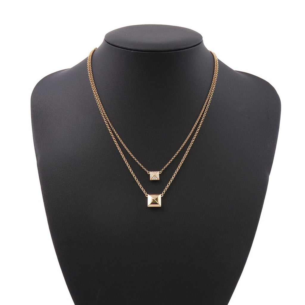Pendant Necklace 18K Rose Gold with Diamond