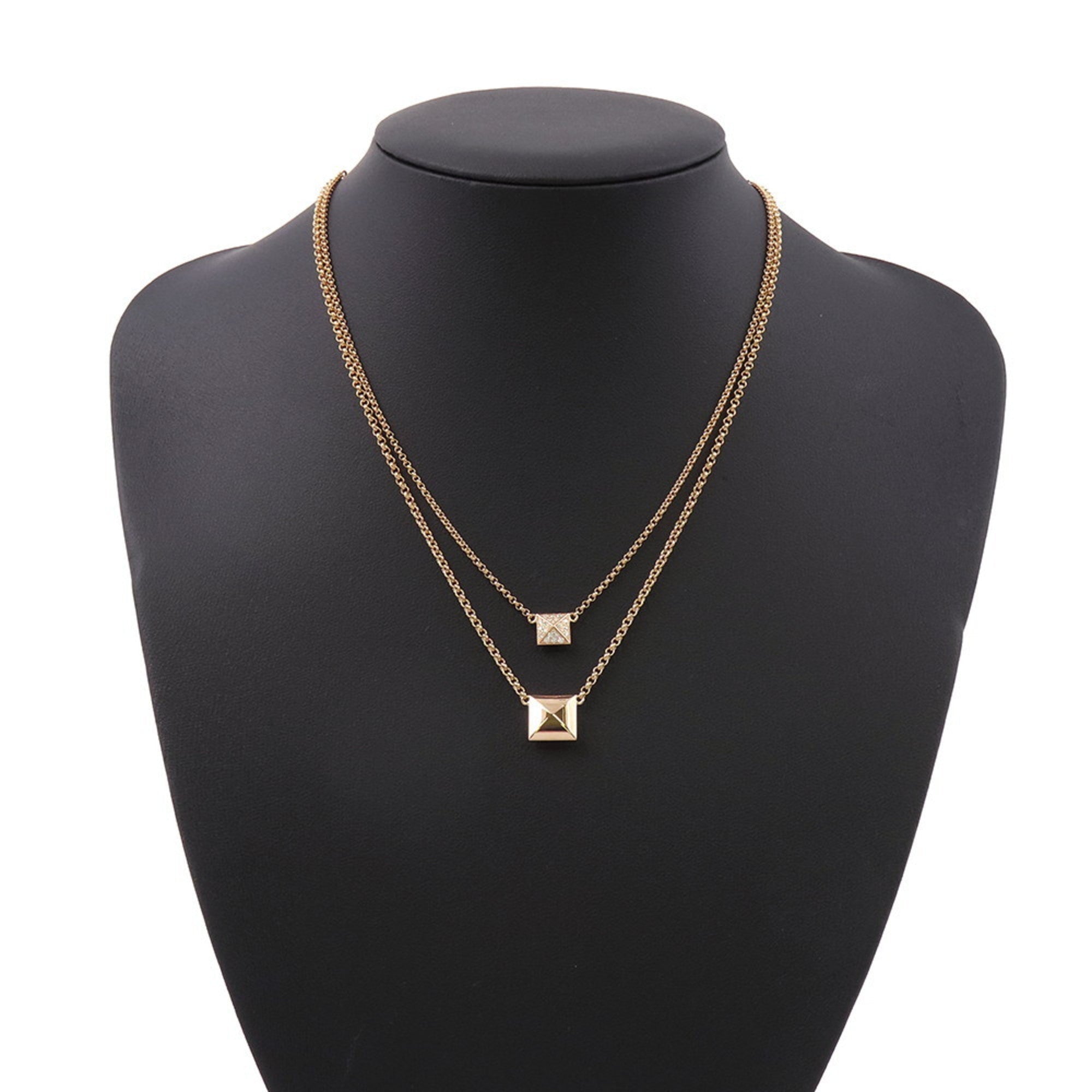 Pendant Necklace 18K Rose Gold with Diamond