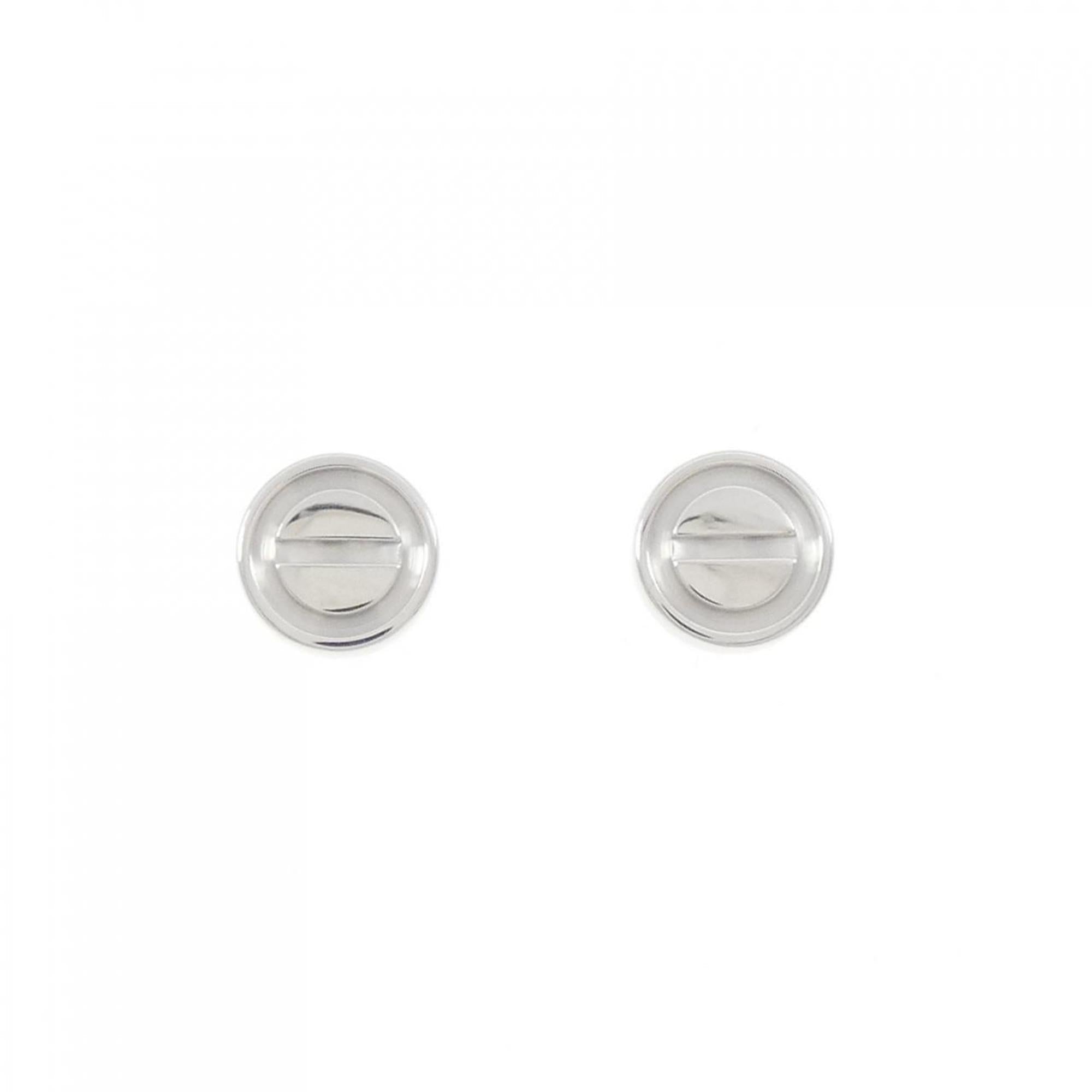 Love Stud Earrings 18K White Gold 18K White Gold