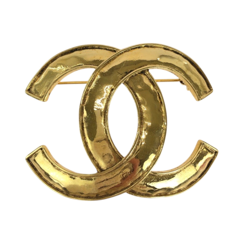 CC Logo Brooch Metal