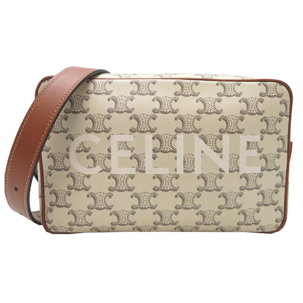 Triomphe East-West Shoulder Bag Triomphe Coated Canvas