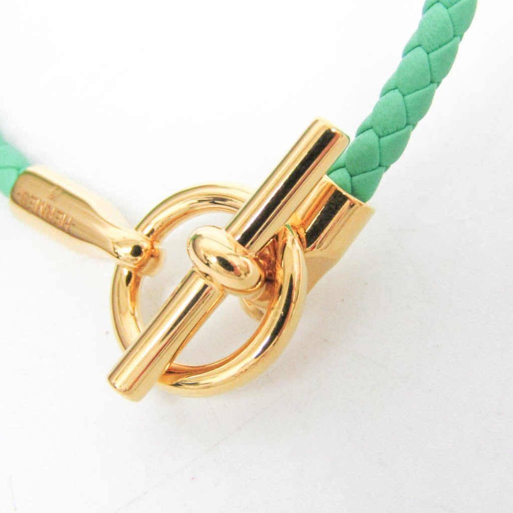 Bracelet Gold and Leather