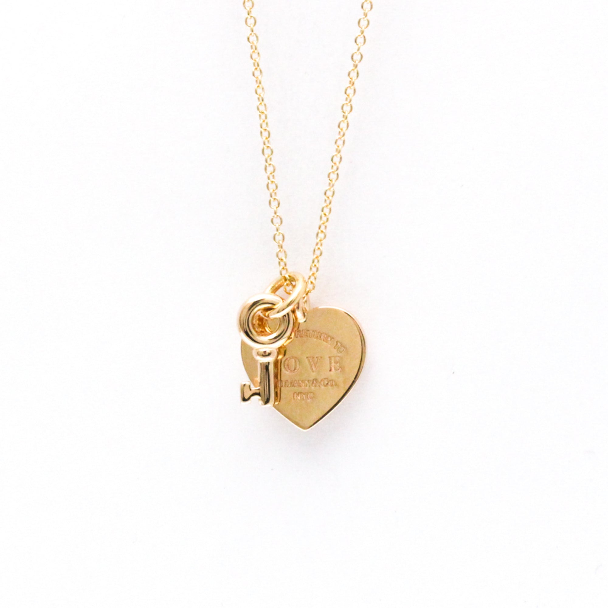 Return To Tiffany Pendant Necklace 18K Rose Gold