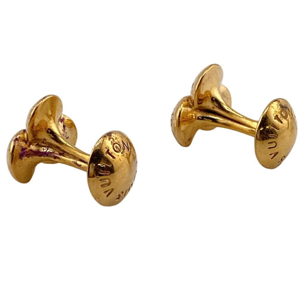 Bouton De Manchette Cufflinks Gold Bracelet