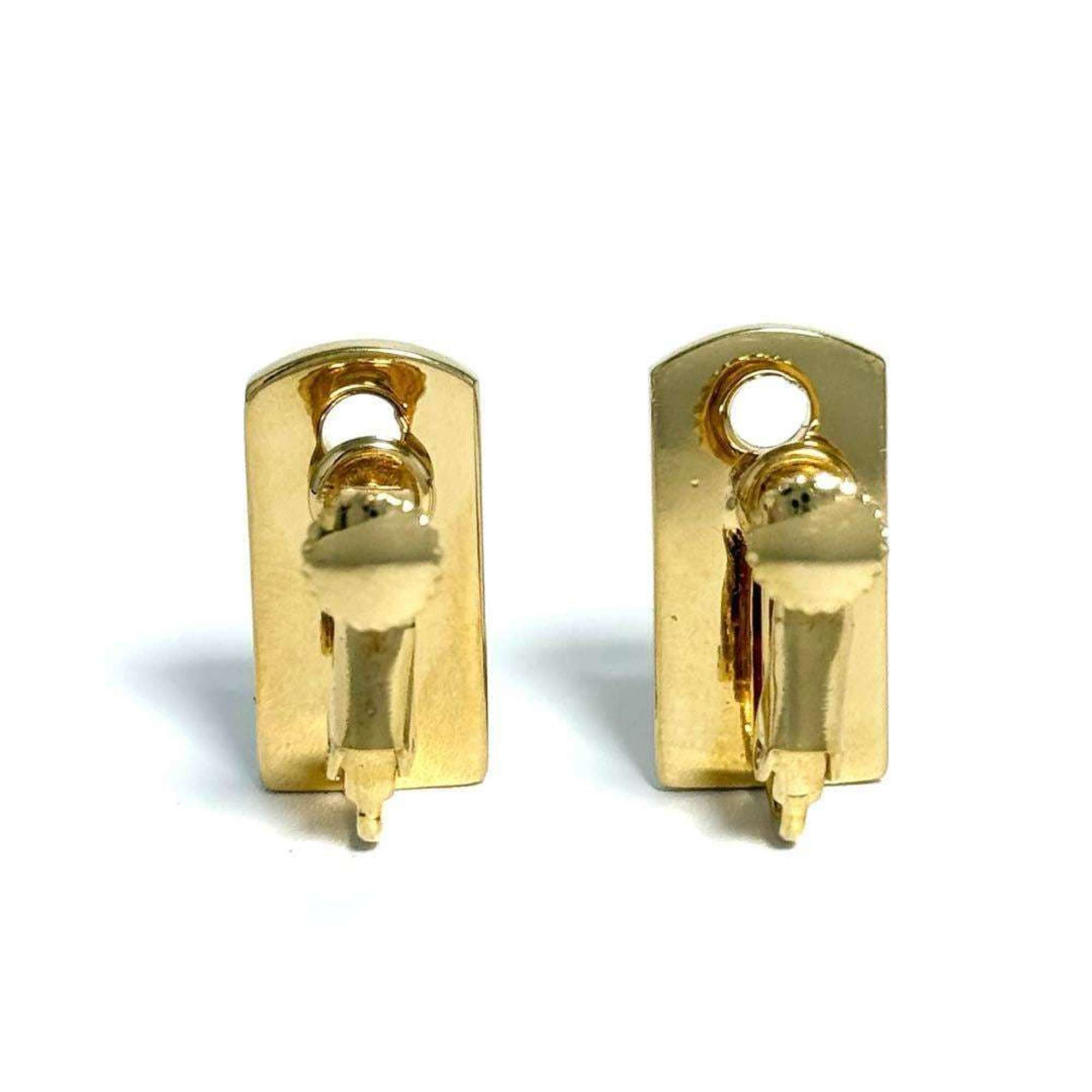Logo Clip-On Earrings Metal