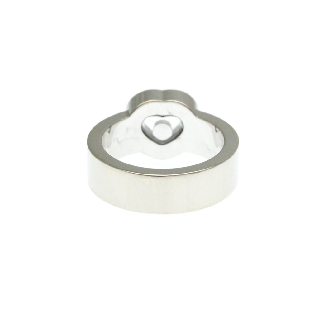 Band Ring 18K White Gold with Diamond