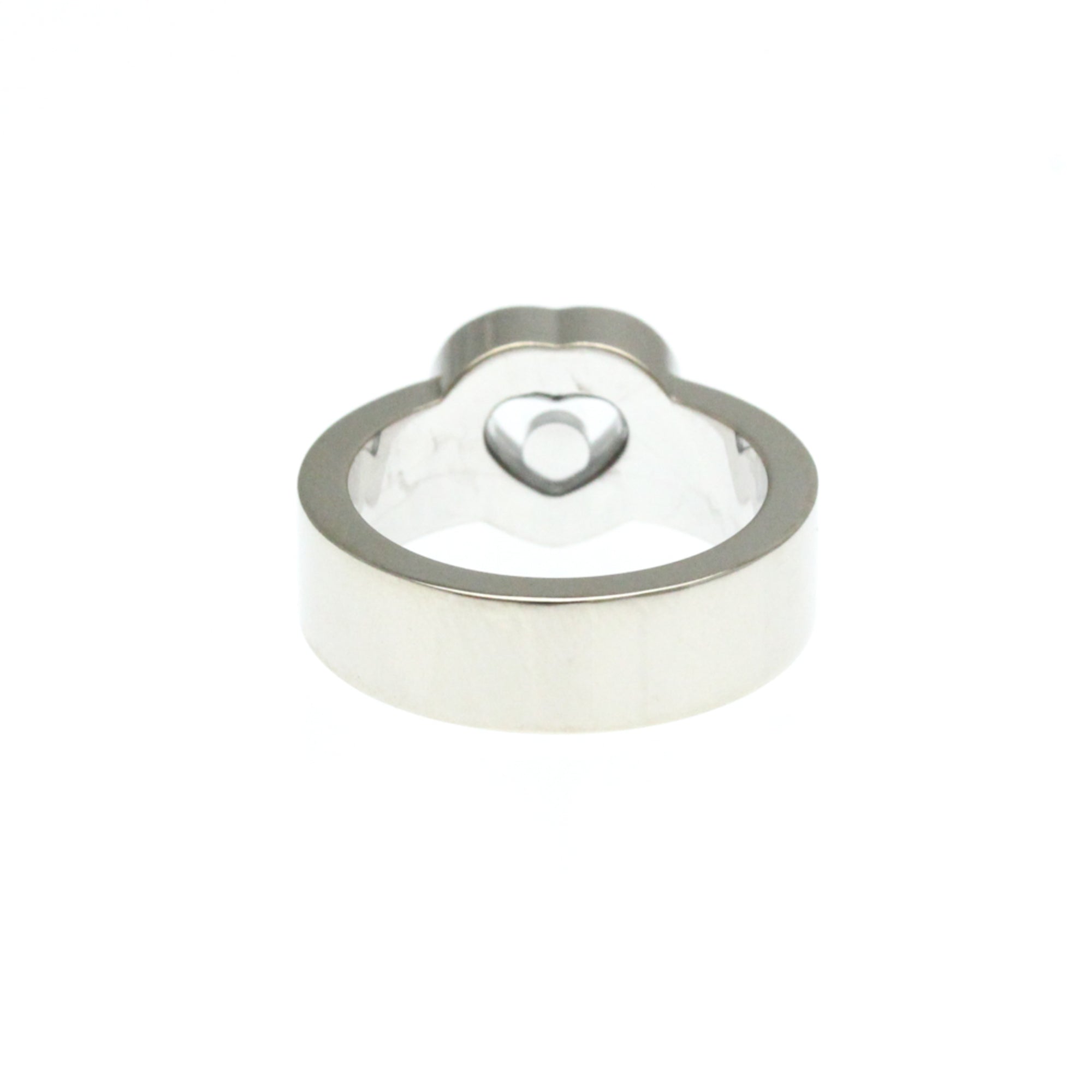 Band Ring 18K White Gold with Diamond