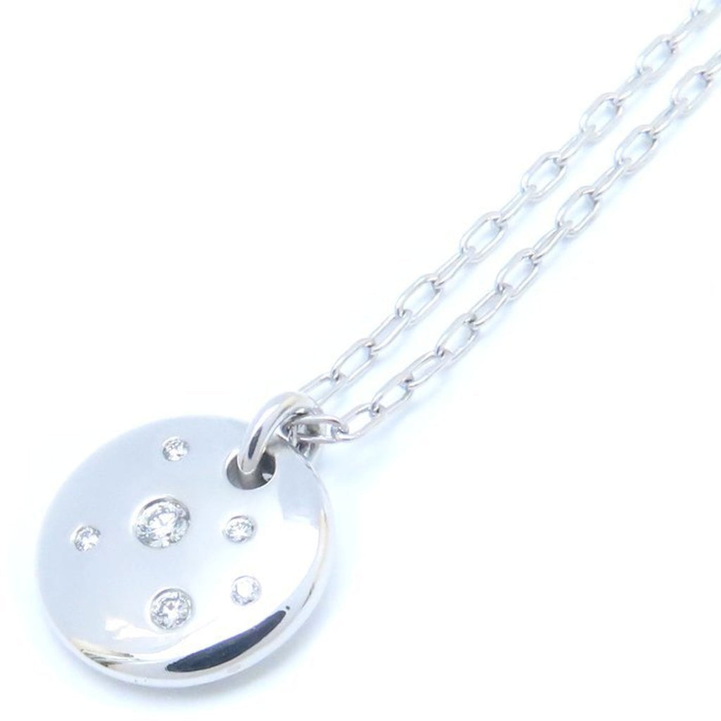 Pendant Necklace 18K White Gold with Diamond