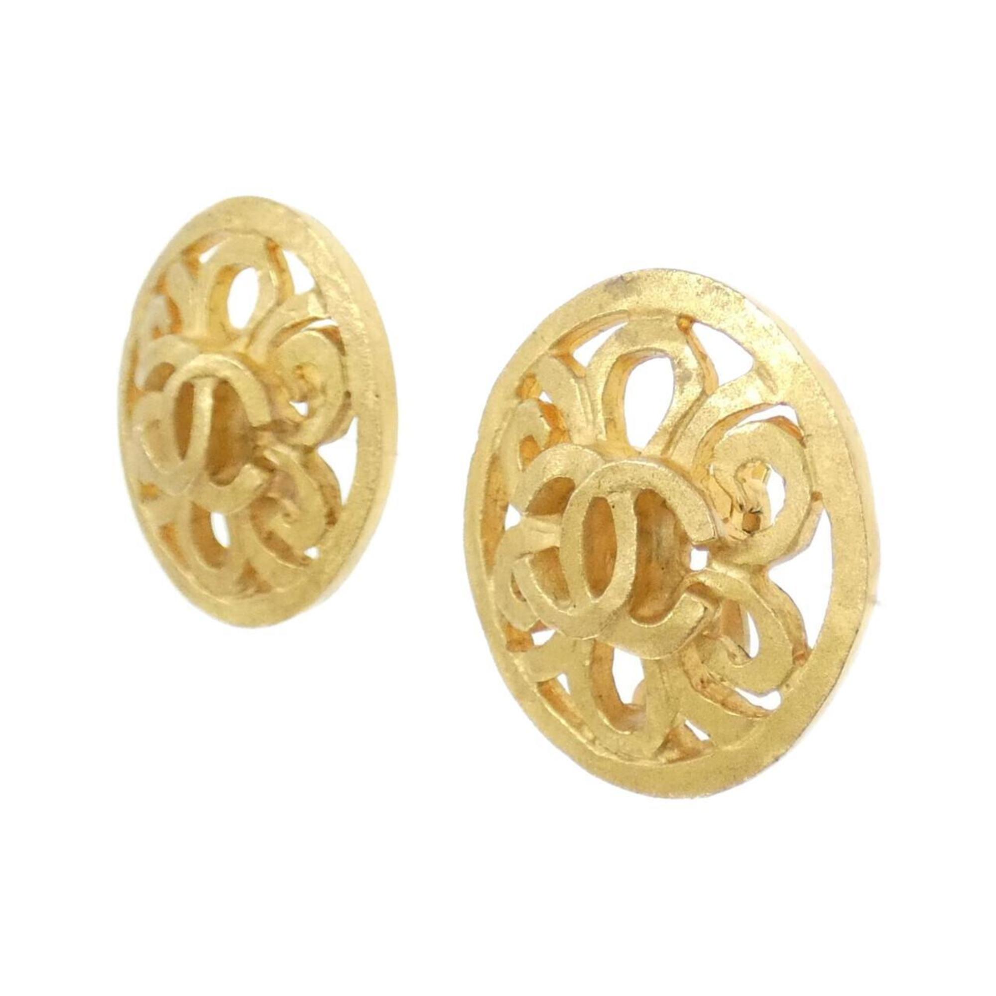 Clip-On Earrings Clip-On Gold-Tone Metal
