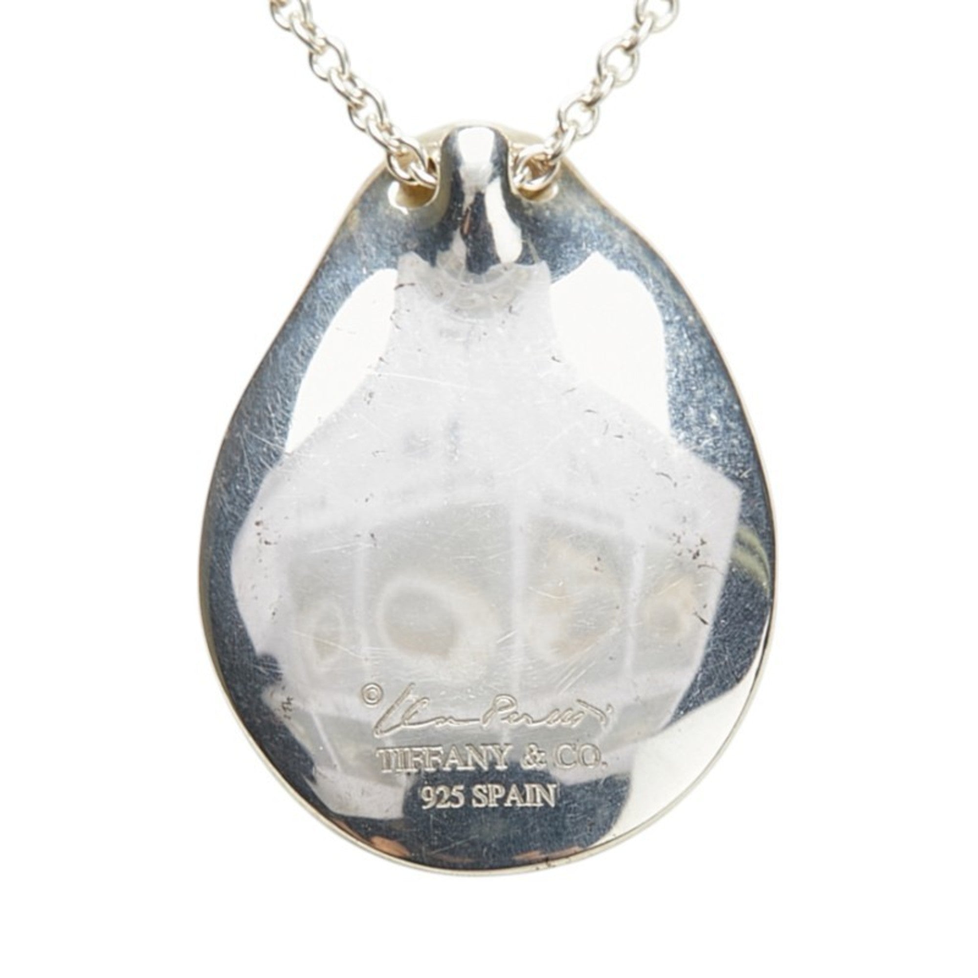 Elsa Peretti Pendant Necklace Sterling Silver 20.2mm
