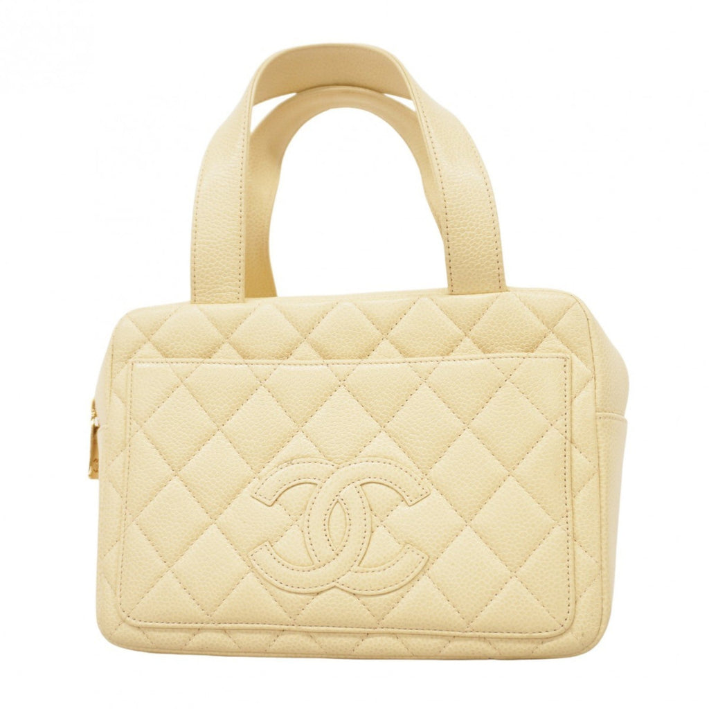 Petite Timeless Tote Quilted Caviar