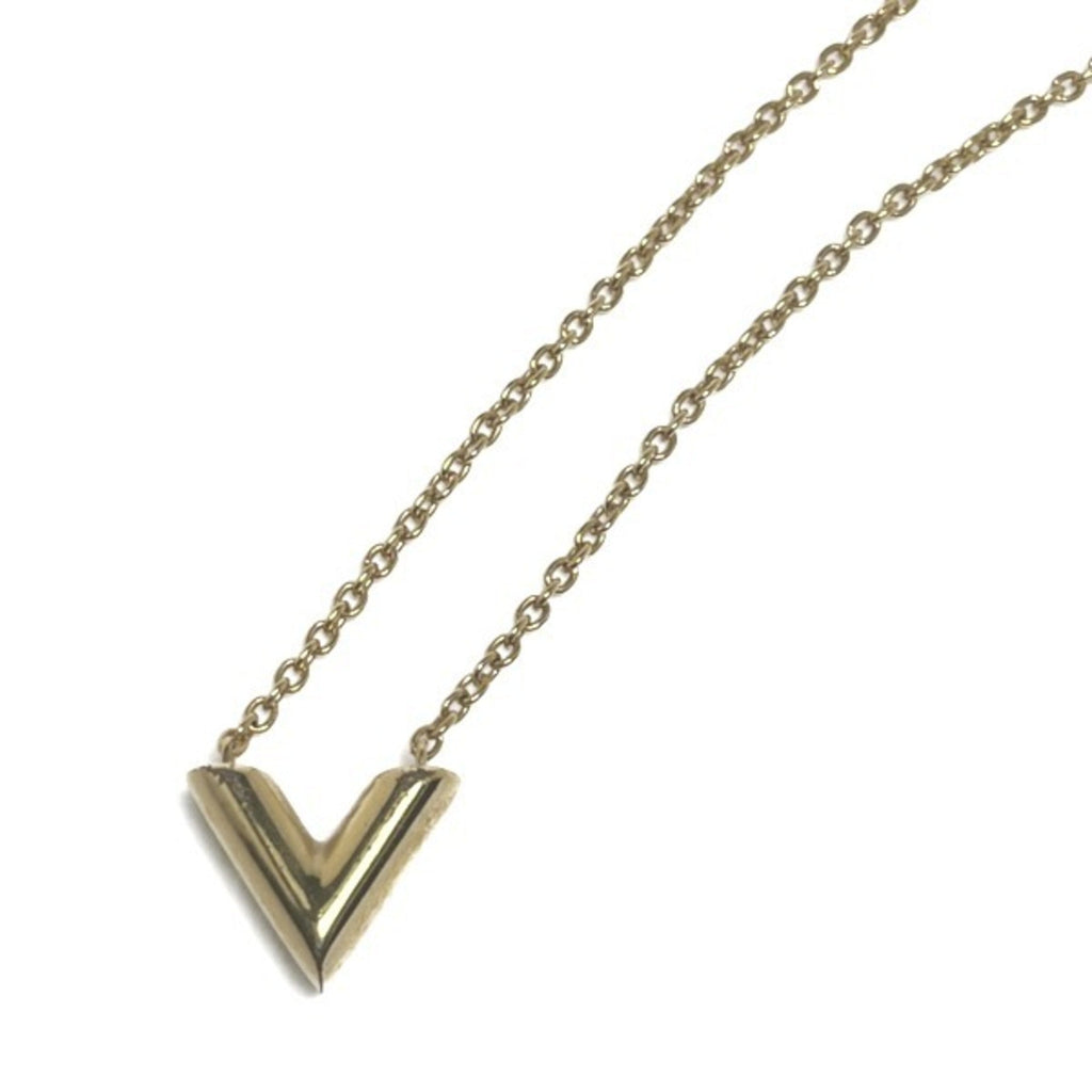 Essential V Pendant Necklace Gold