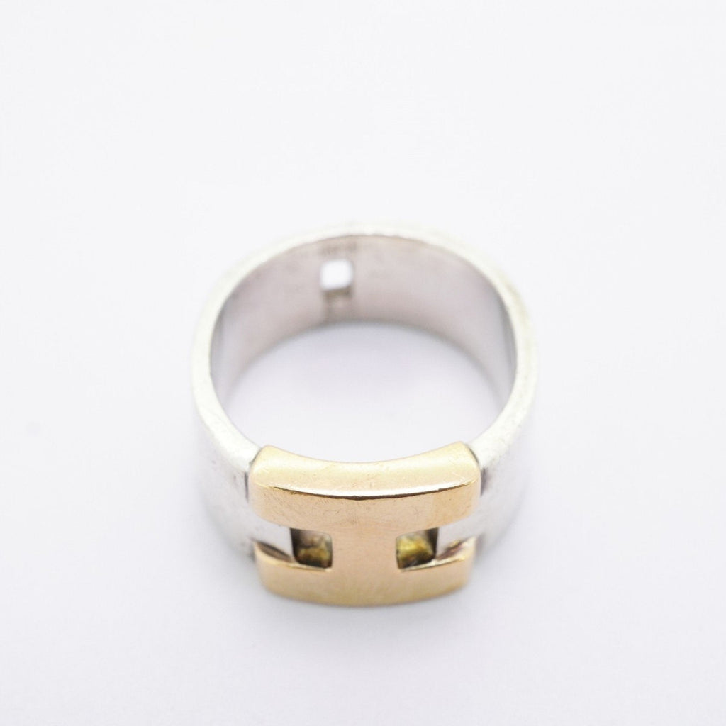 Ring 18K Yellow Gold and Sterling Silver