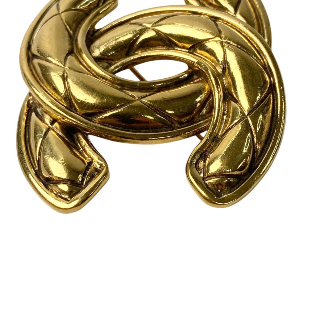 CC Logo Brooch Metal