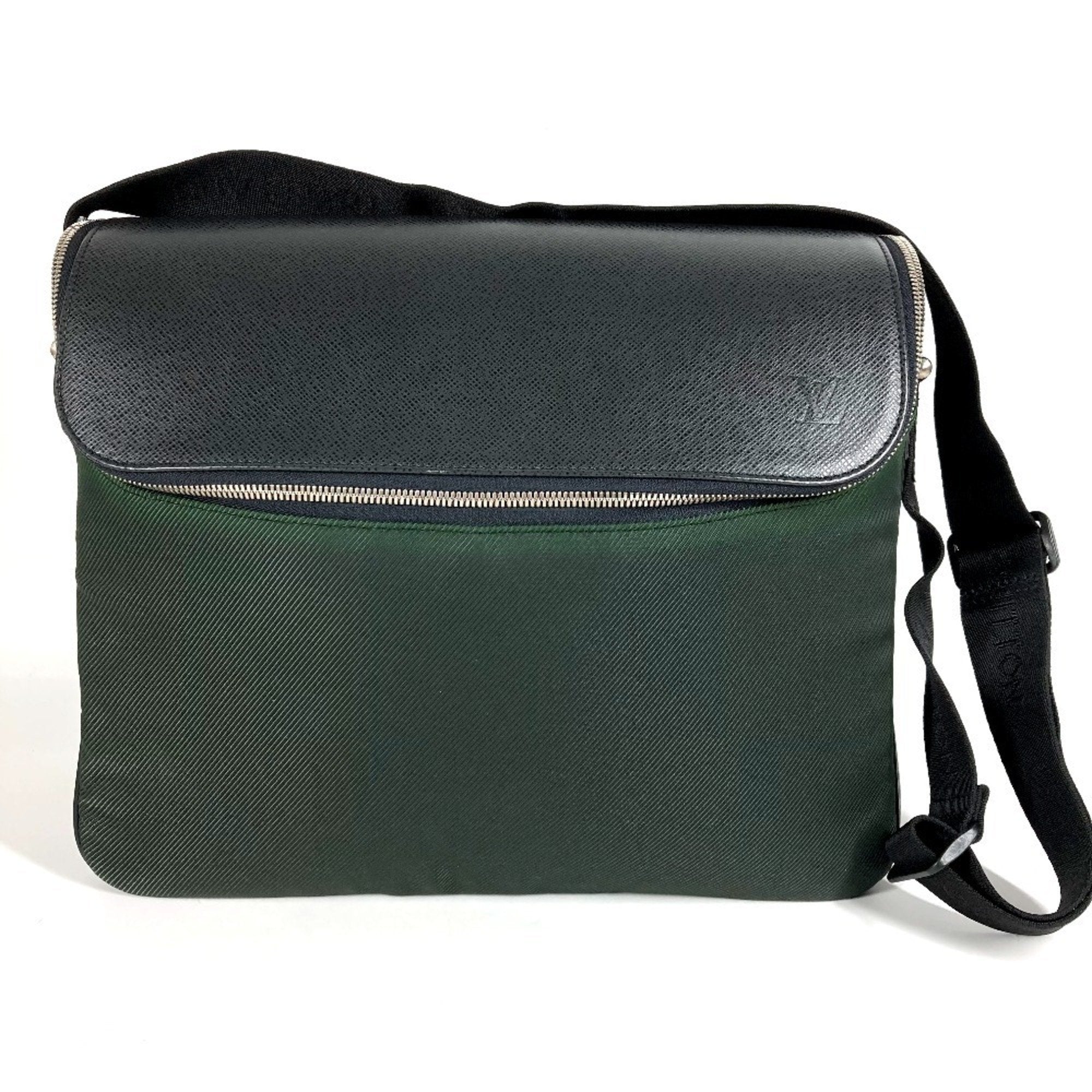 Taimyr Messenger Bag Taiga Leather and Canvas