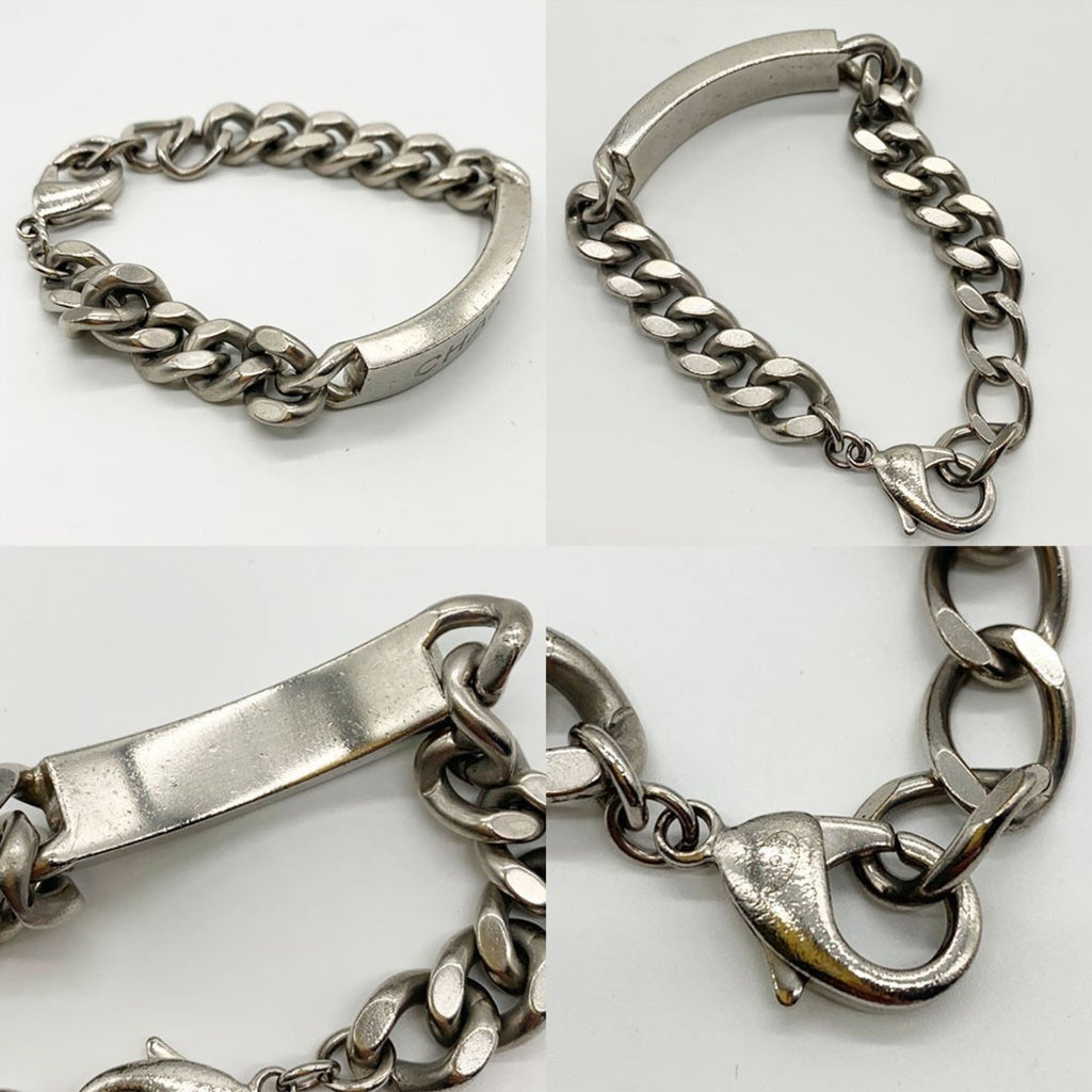 Bracelet Plate Metal Silver