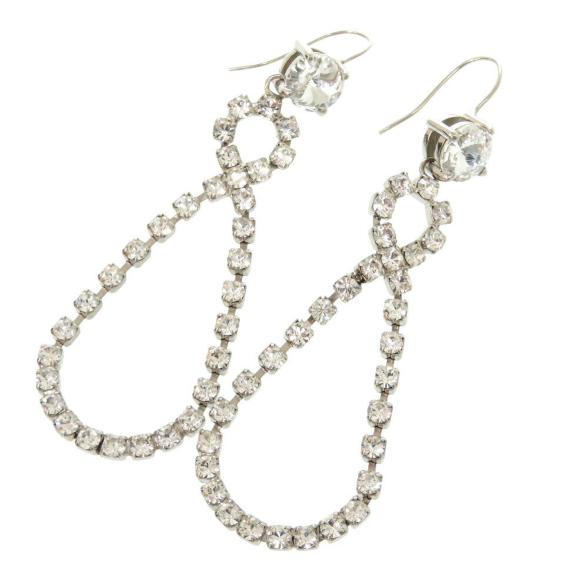 Crystal Earrings Metal and Rhinestone