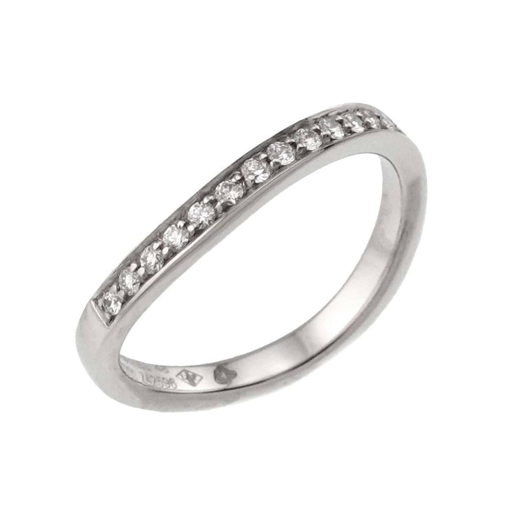 Ribbon De Ring Platinum with Diamond