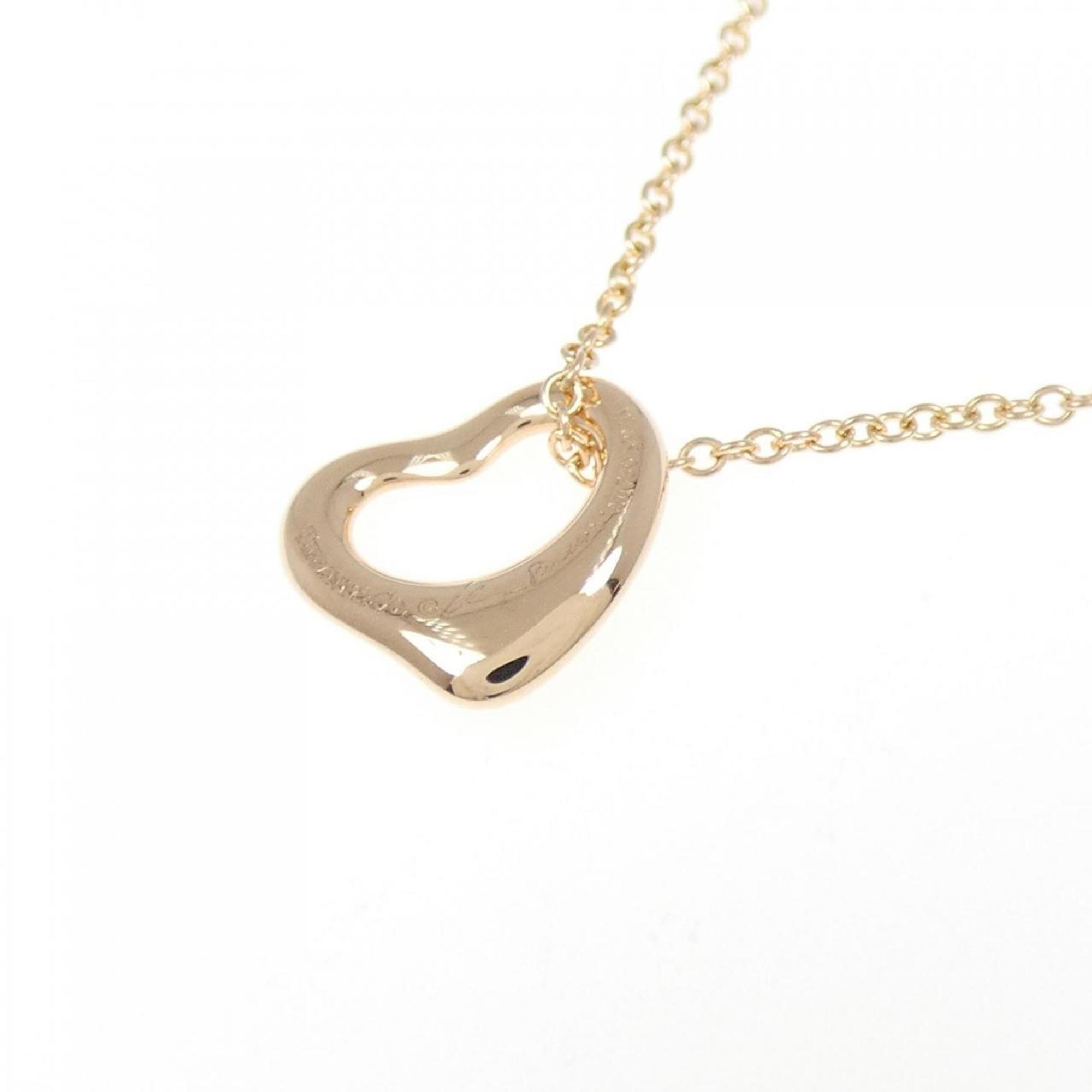 Open Heart Pendant Necklace 10.2mm