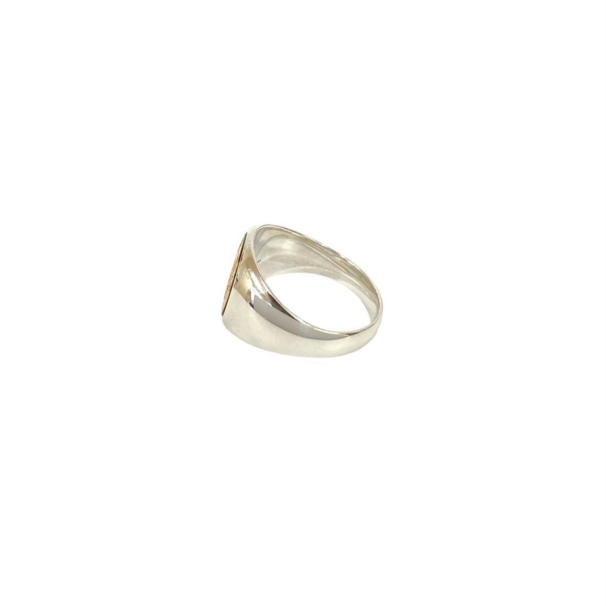 Ring 18K Rose Gold and Sterling Silver