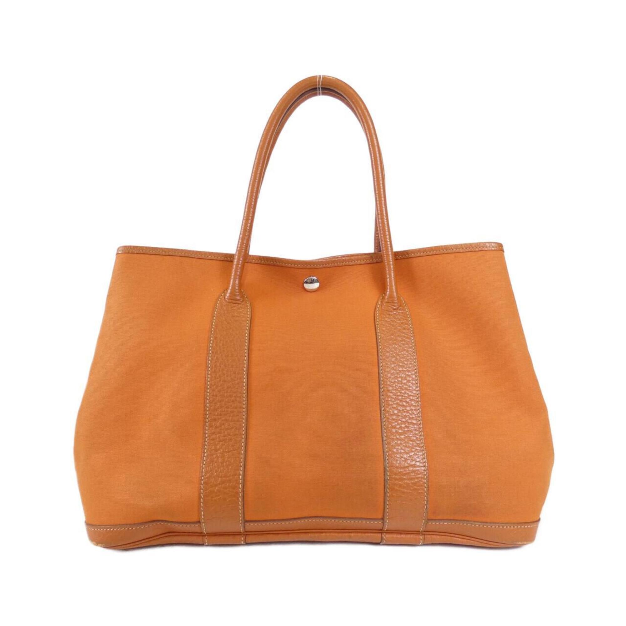 Garden Party Tote Toile and Leather 36