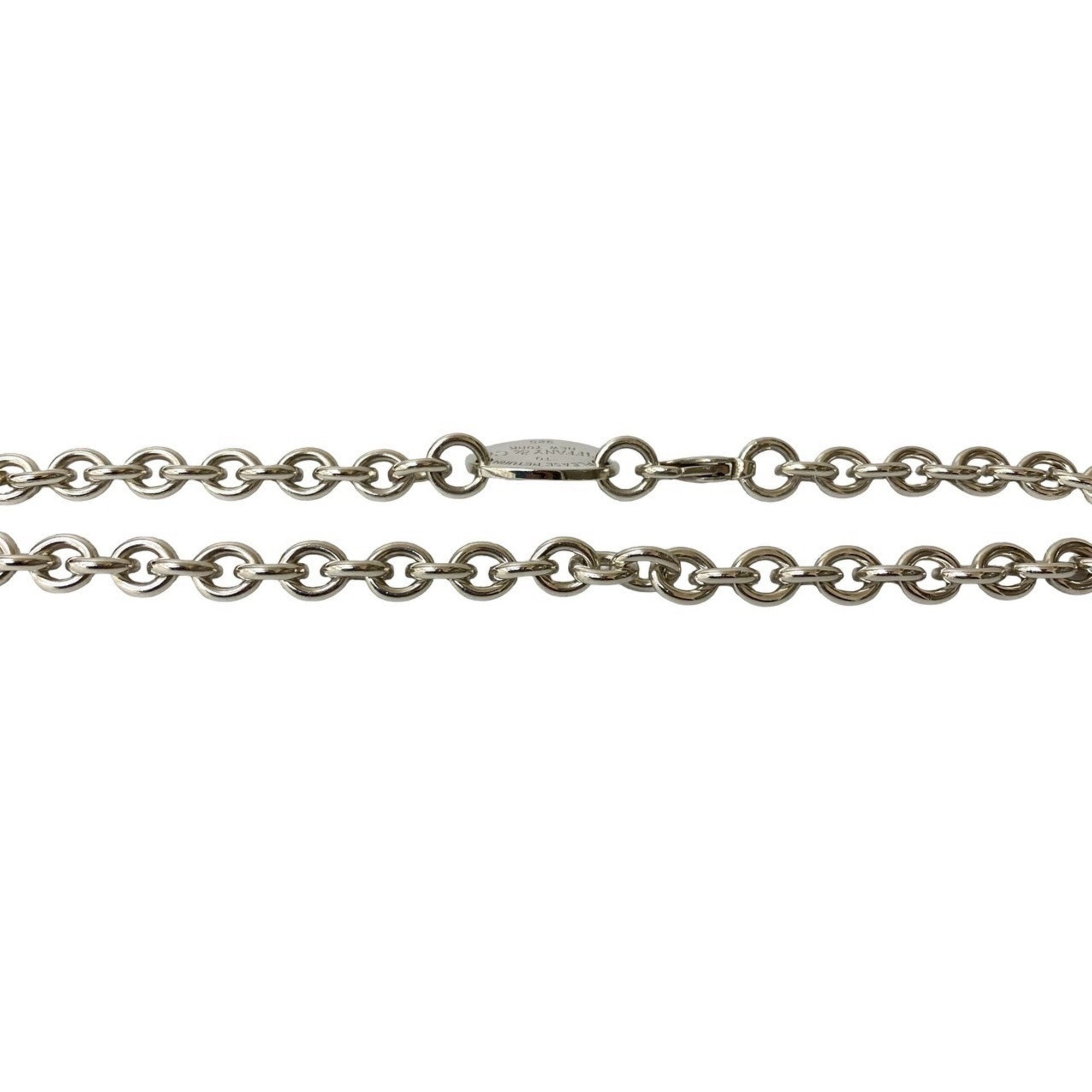 Return To Oval Pendant Necklace Sterling Silver