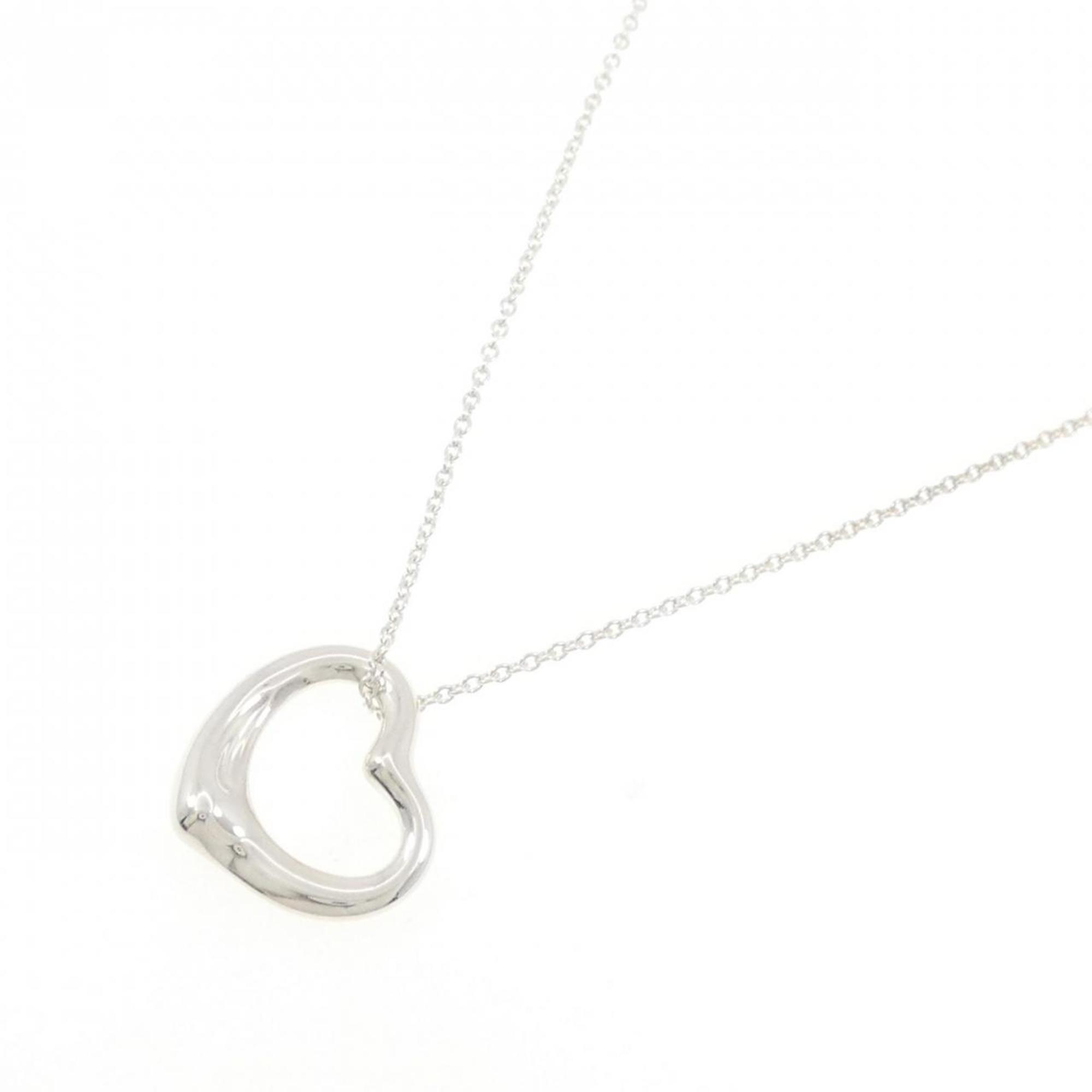Open Heart Pendant Necklace 21.3mm