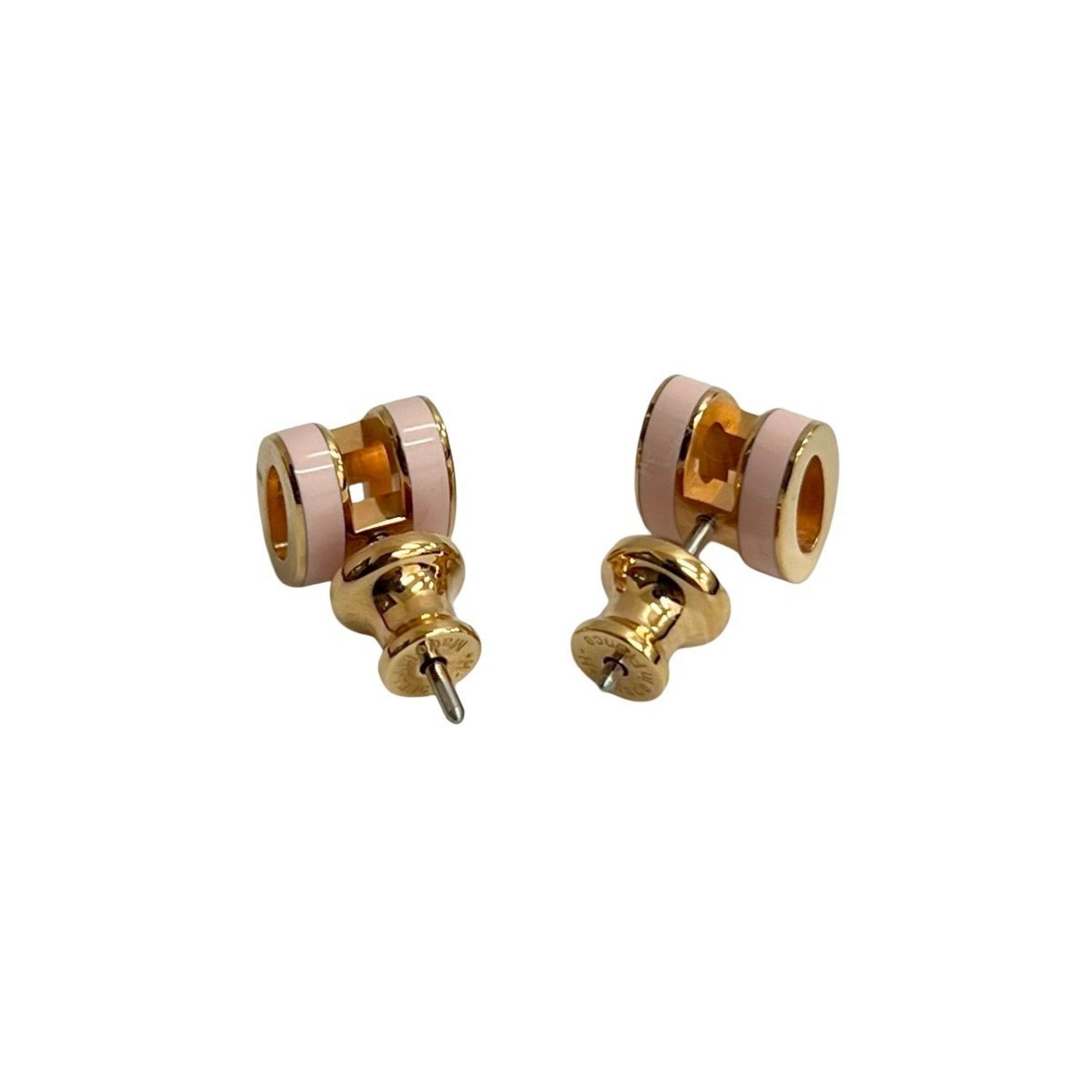 Pop H Earrings Gold-Tone Metal Gold-Tone Metal