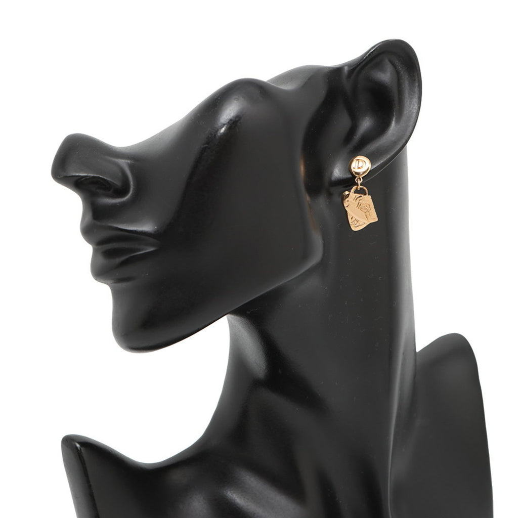 Earrings Gold-Tone Metal