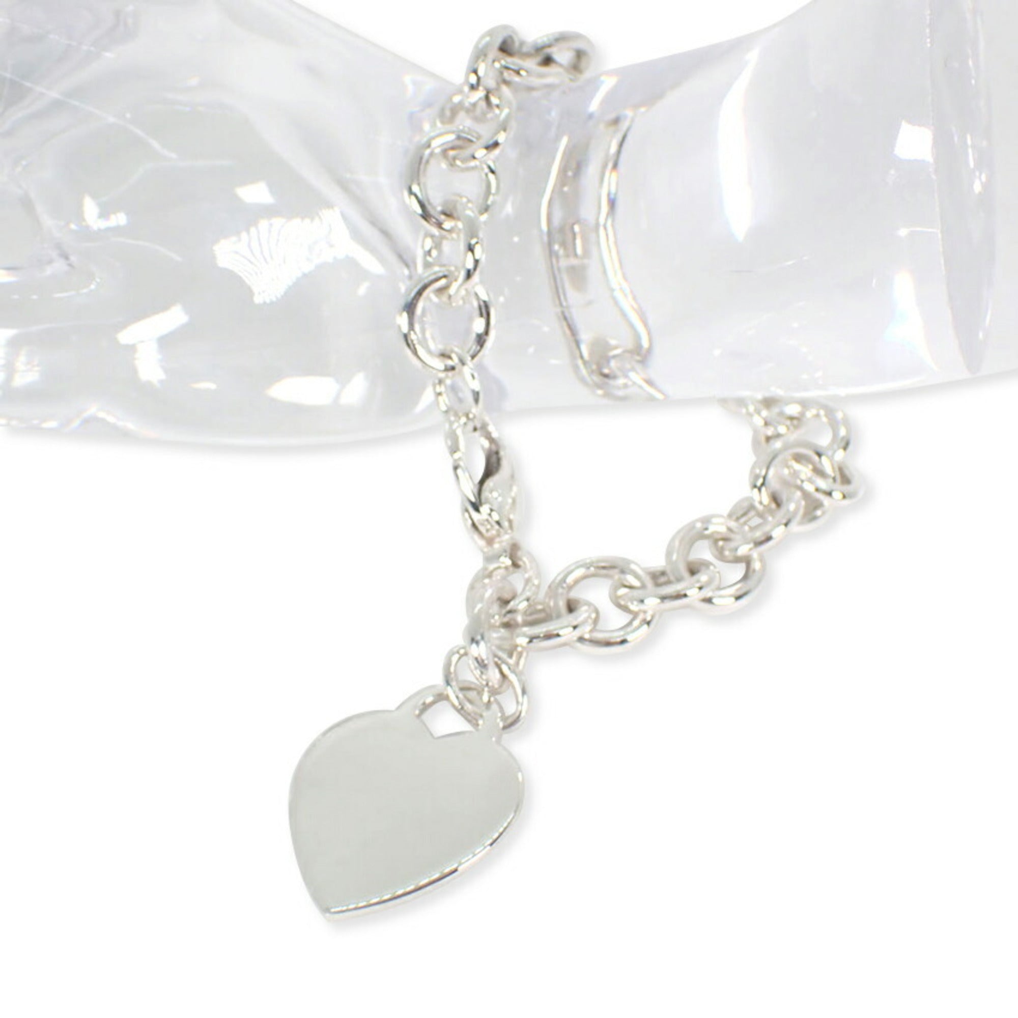 Heart Charm Bracelet Sterling Silver