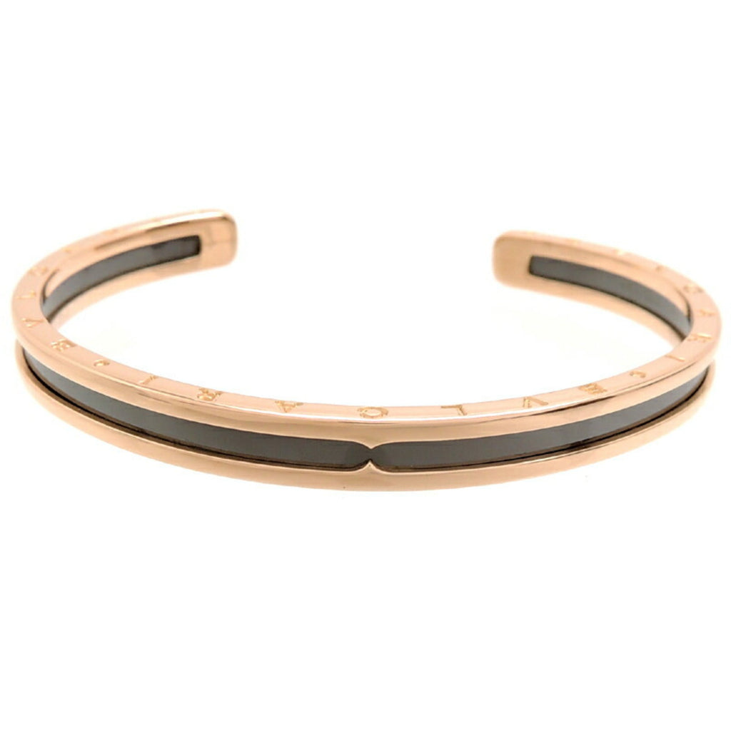 B.Zero1 Bangle 18K Rose Gold and Stainless Steel Bracelet