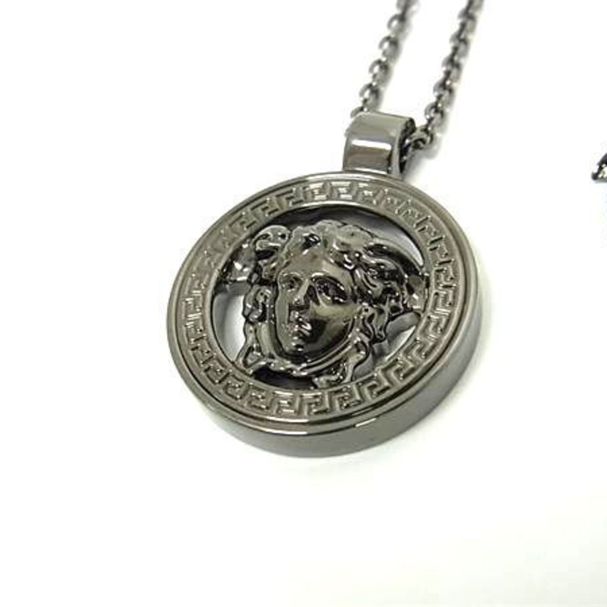 Pendant Necklace Metal Gunmetal